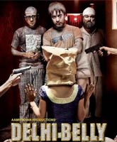Дельфийский живот / Прогулка по Дели [2011] Смотреть Онлайн / Delhi Belly Online Free